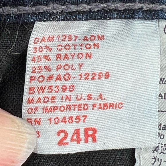 ADRIANO GOLDSCHMIED ANGELINA PETITE BOOT CUT BLUE JEANS - Picture 11 of 14